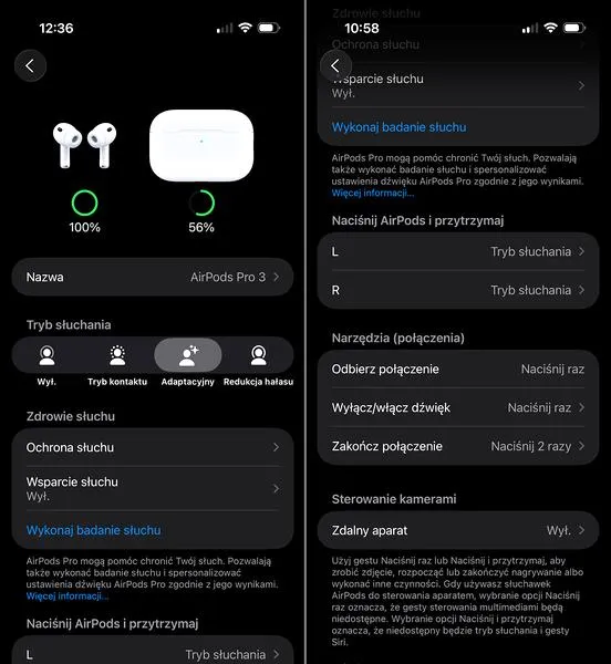 Degradacja baterii AirPods