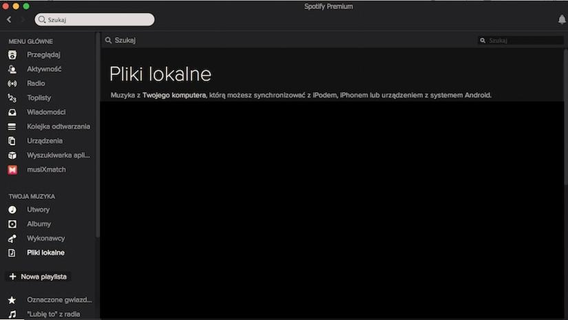 Dodawanie muzyki do Spotify