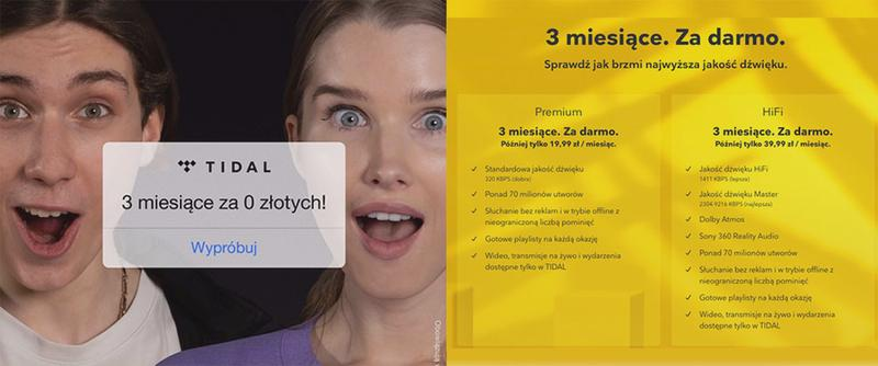 Muzyka offline Tidal