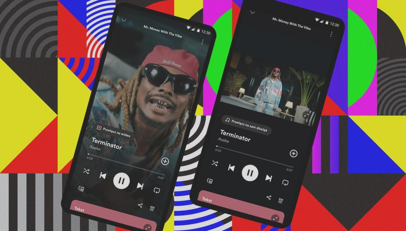 Oglądanie teledysków na spotify