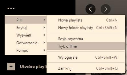 Spotify pobieranie utworów