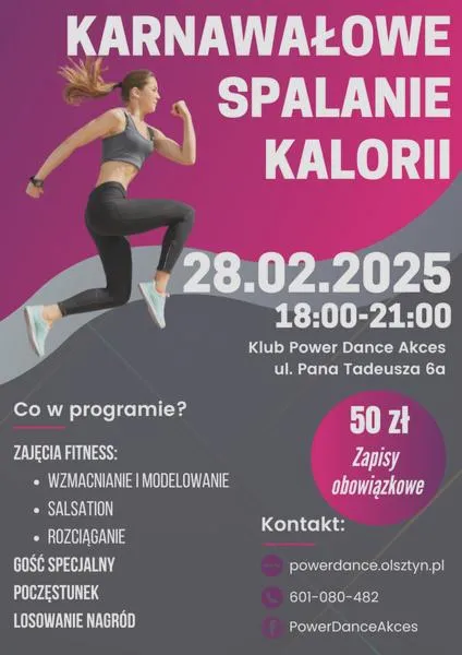 Styl tańca a kalorie