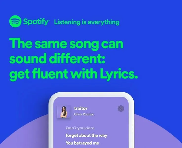 Teksty piosenek w Spotify