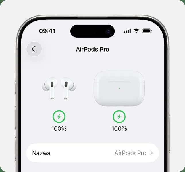 Wytrzymałość baterii AirPods